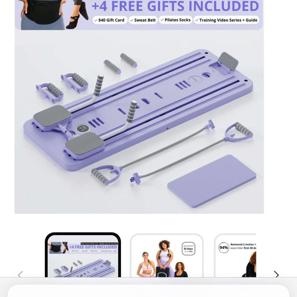 Llanel* Pilates Exercise Board Set